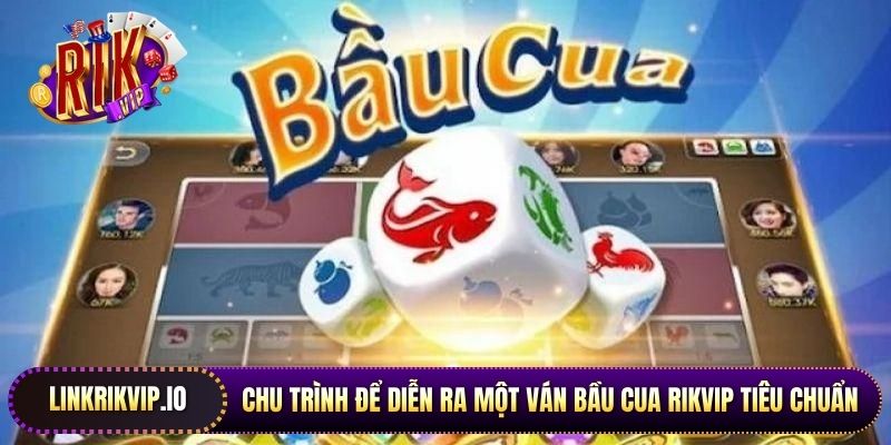 Chu trình để diễn ra một ván bầu cua Rikvip tiêu chuẩn